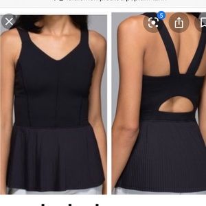 Lululemon City Tank Pleated Back